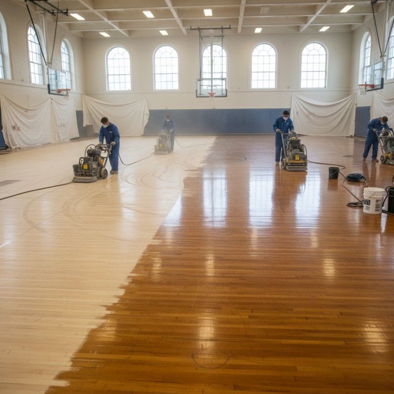 Local Gym Flooring pros at work