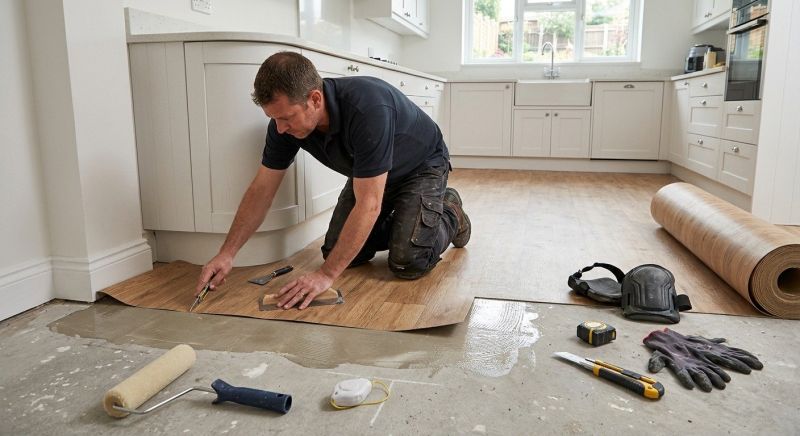Sheet Linoleum Installation in Mckinney, TX