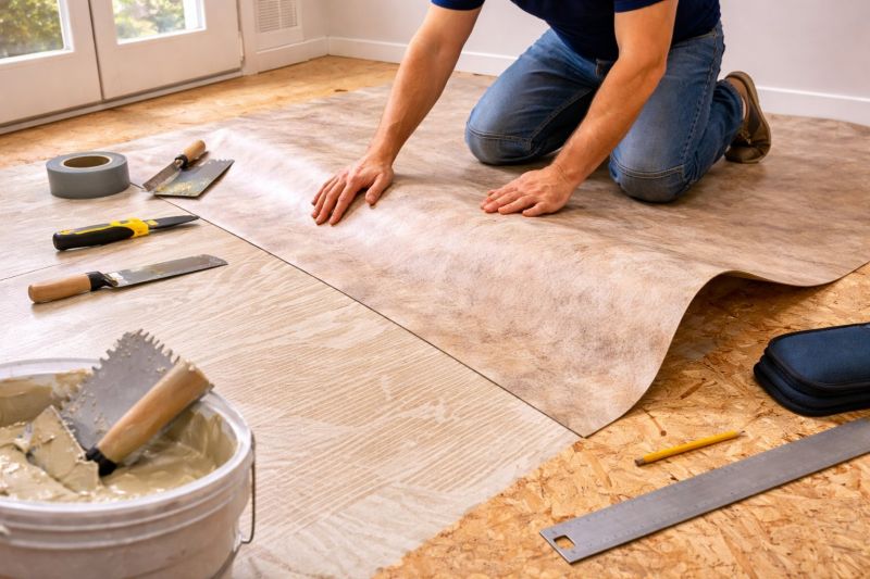 Sheet Vinyl Installation in Dallas, TX